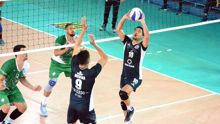 Vóley: Obras de San Juan logró su cuarto triunfo y sigue arriba en la Liga Argentina