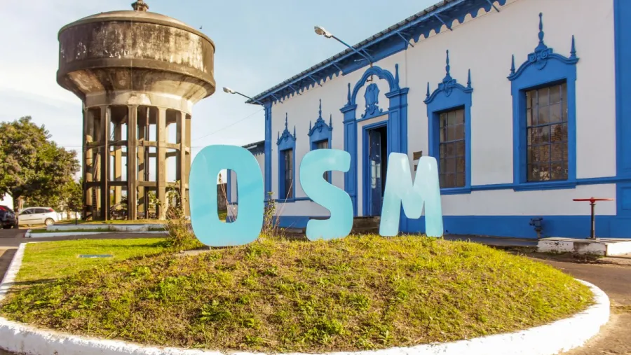 Imagen de la planta de Obras Sanitarias de la Municipalidad de Gualeguaychú.