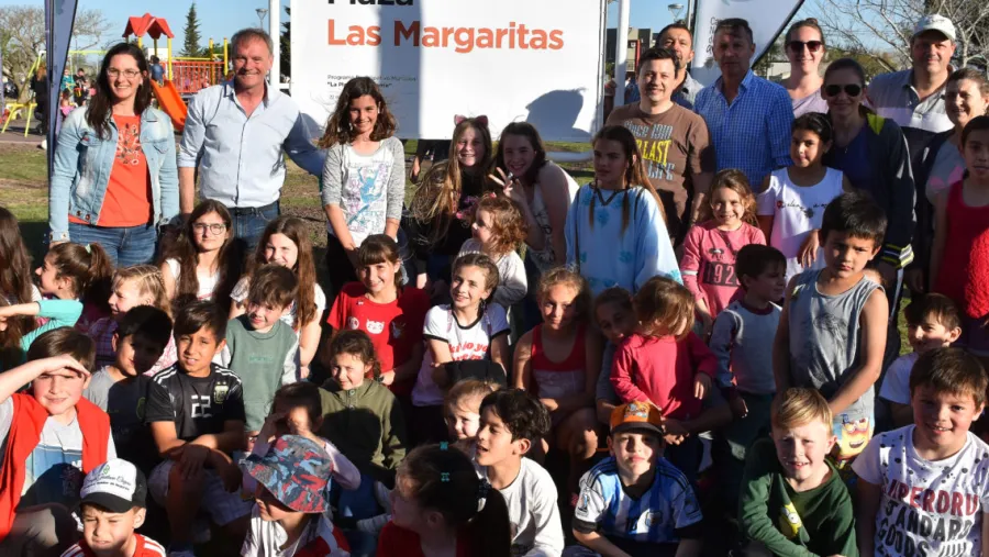 Inauguraron la cuarta plaza en el marco de un programa participativo
