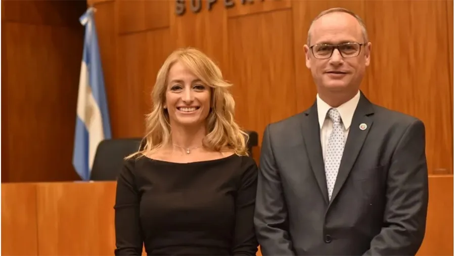 Imagen de archivo de Laura Soage y Leonardo Portela.