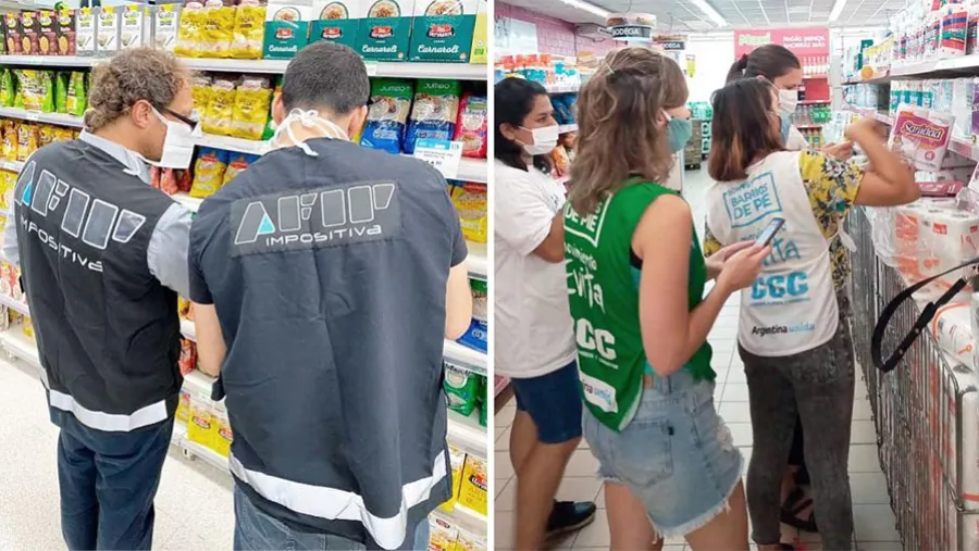 A la calle. Habrá inspectores de la AFIP desde mañana. Ayer, los movimientos sociales salieron a controlar y desde la Rosada intentaron despegarse.