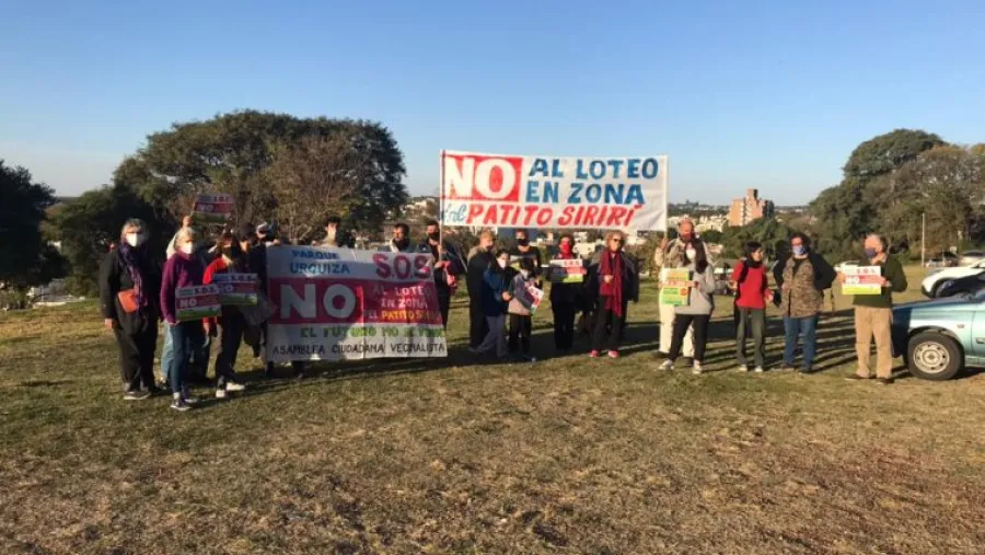 protesta loteo Patito Sirirí