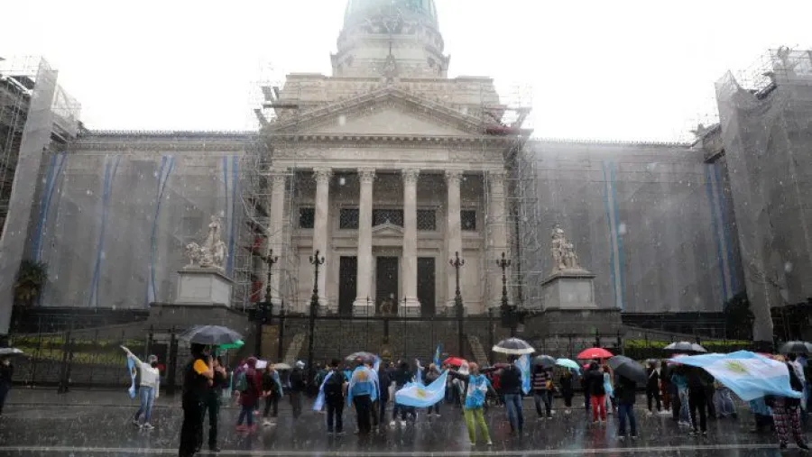Protesta reforma judicial Congreso