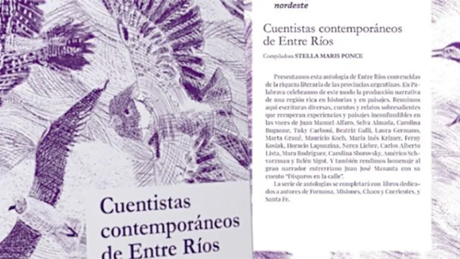 La editorial Palabrava presentó la antología “Cuentistas contemporáneos de Entre Ríos”, cuya compiladora es Stella Maris Ponce, como parte de una colección que aspira a difundir la riqueza literaria de las provincias argentinas. La editorial Palabrava presentó la antología “Cuentistas contemporáneos de Entre Ríos”, cuya compiladora es Stella Maris Ponce, como parte de una colección que aspira a difundir la riqueza literaria de las provincias argentinas.