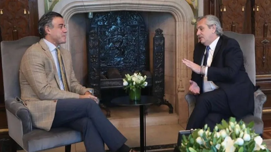 Daniel Rafecas junto a Alberto Fernández