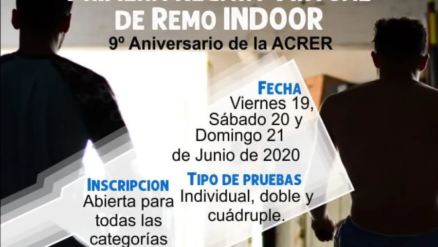 La Asociación de Clubes de Remo de Entre Ríos organiza la primera regata virtual indoor