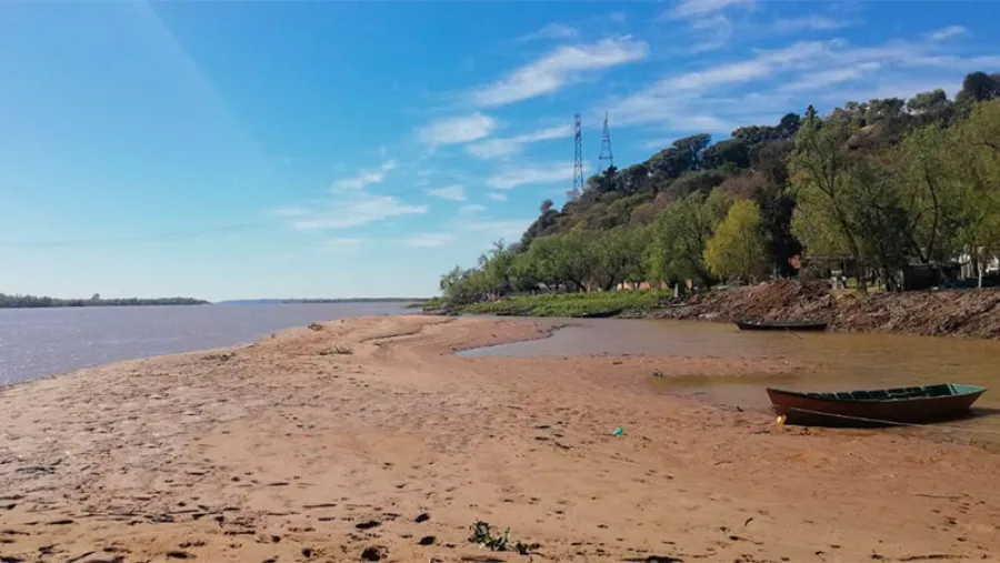 Río Paraná bajante Río Paraná bajante