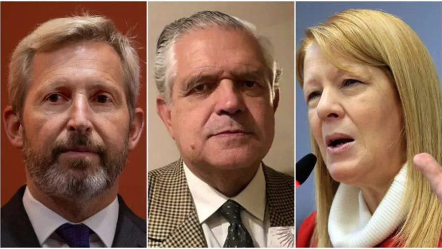 Rogelio Frigerio, Ricardo López Murphy y Margarita Stolbizer.