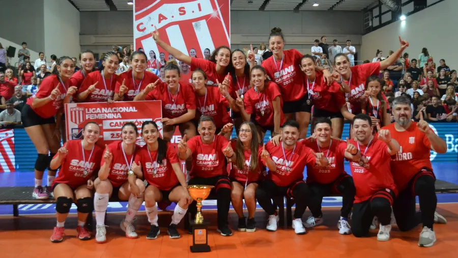 San Isidro se consagró campeón de la primera Liga Nacional de Vóley Femenina