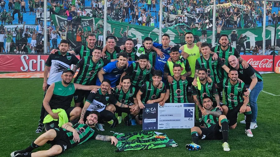 San Martín de San Juan encontró un agónico gol y eliminó a Argentinos de la Copa Argentina