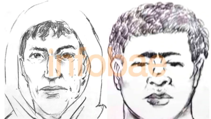 identikit de los dos sospechosos