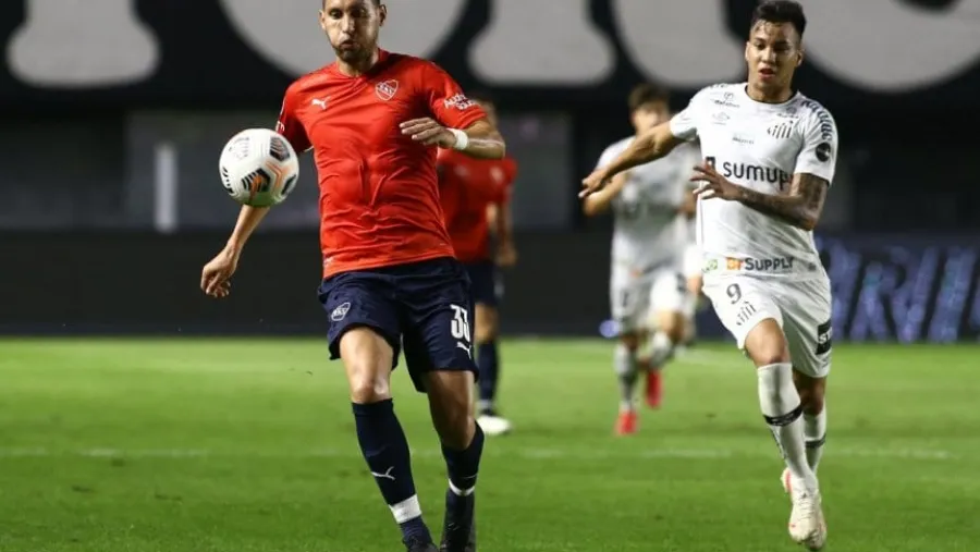Copa Sudamericana: Independiente cayó en su visita al Santos en el inicio de octavos 