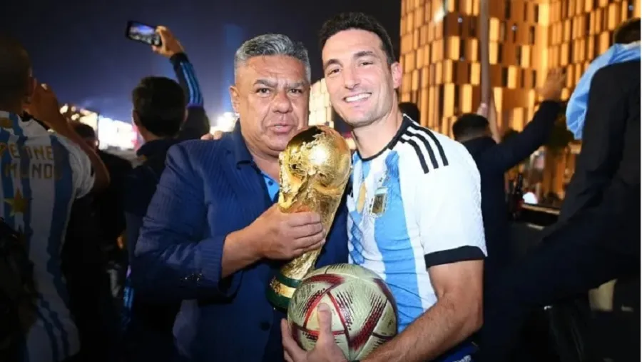 Scaloni y Chiqui Scaloni y Chiqui