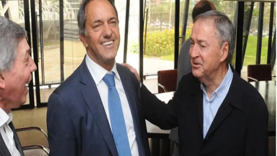 Daniel Scioli con Juan Schiaretti