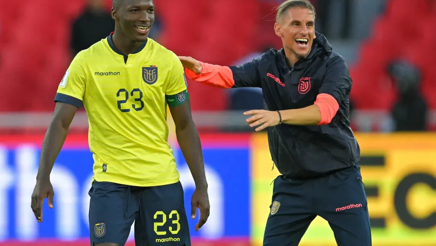 Fútbol: Ecuador festejó por primera vez desde la llegada de Sebastián Beccacece Fútbol: Ecuador festejó por primera vez desde la llegada de Sebastián Beccacece