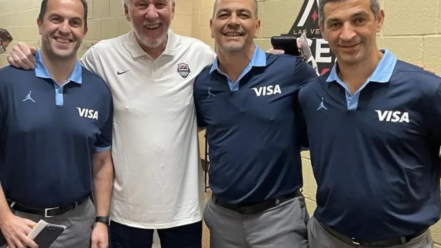 El paranaense Maximiliano Seigorman disfrutó de un encuentro con Greg Popovich