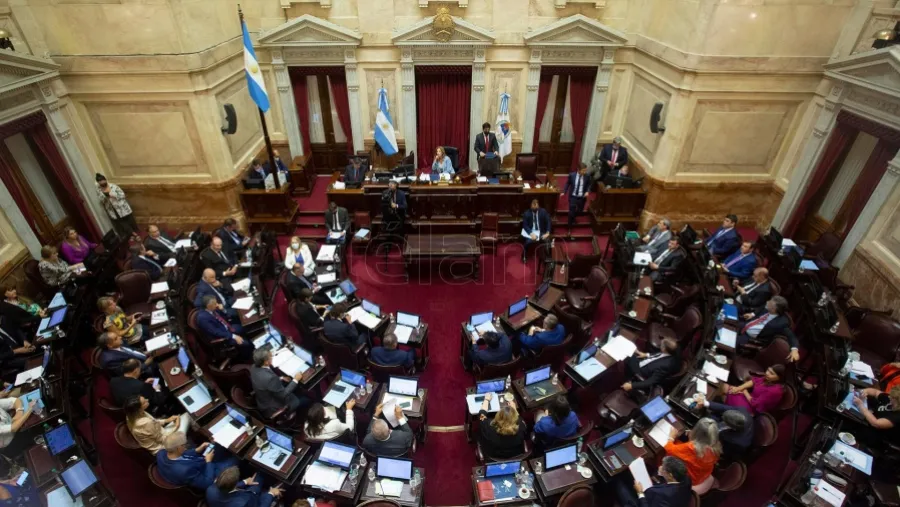 Imagen de archivo del Senado de la Nación.