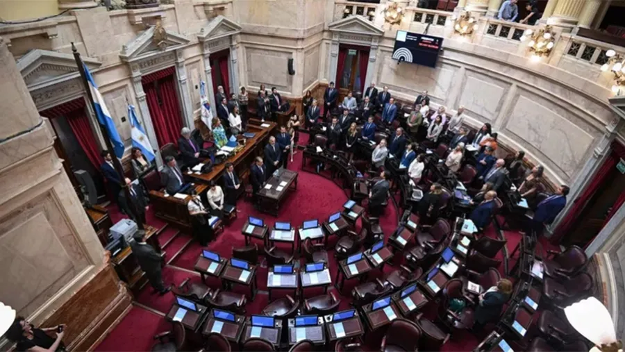 Imagen de archivo del Senado de la Nación. Imagen de archivo del Senado de la Nación.