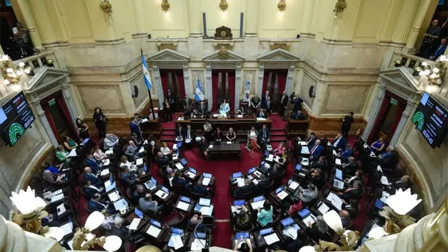 Imagen de archivo del Senado Nacional que se caracterizó más por el escándalo que por la actividad legislativa.