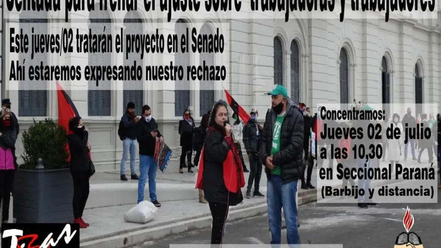 AGMER sentada contra ley de emergencia AGMER sentada contra ley de emergencia