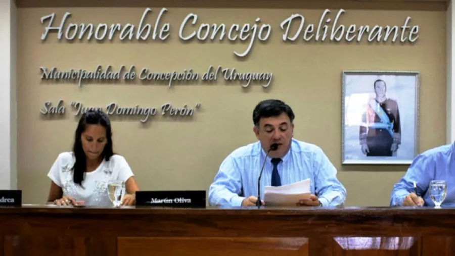 Martín Oliva mensaje Concejo Deliberante