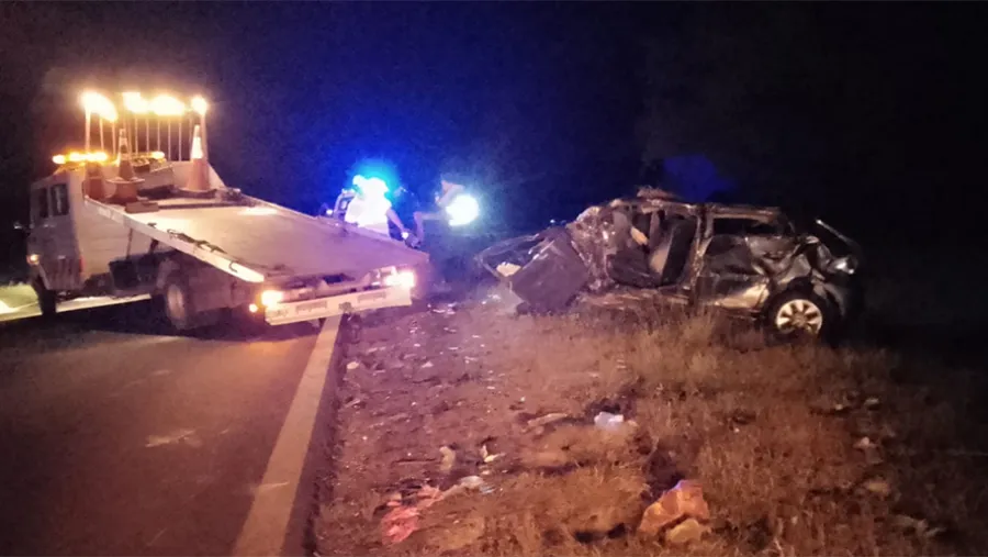 El siniestro vial se produjo en inmediaciones del kilómetro 146 de la RN 12.