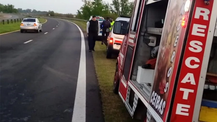 El siniestro vial se produjo en el kilómetro 157 y medio de la RN 12.