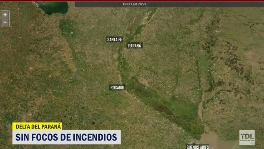 Sin focos de incendio