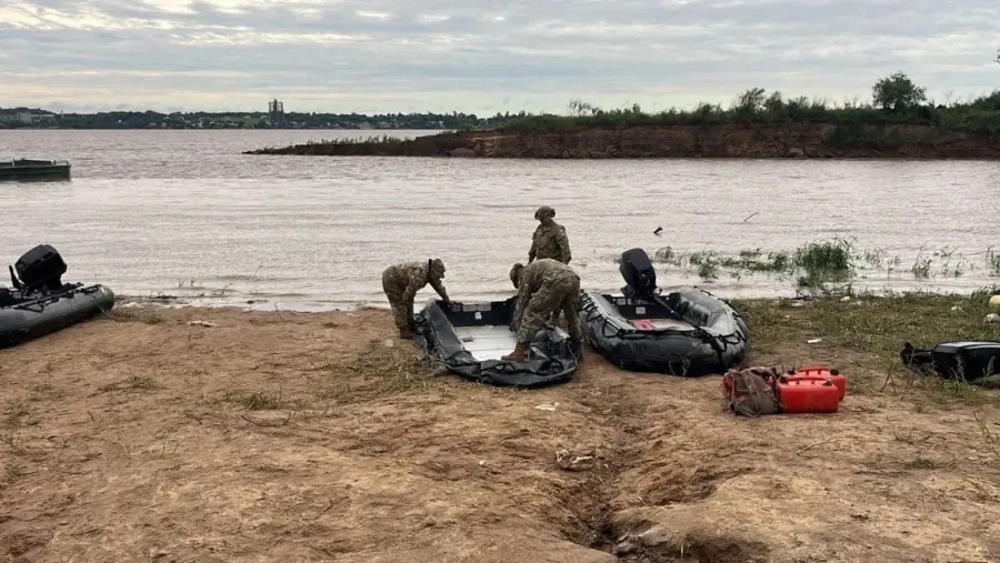 Hallaron este sábado el cuerpo del sargento Sebastián Romero, que había caído al río Paraná durante ejercicios militares.