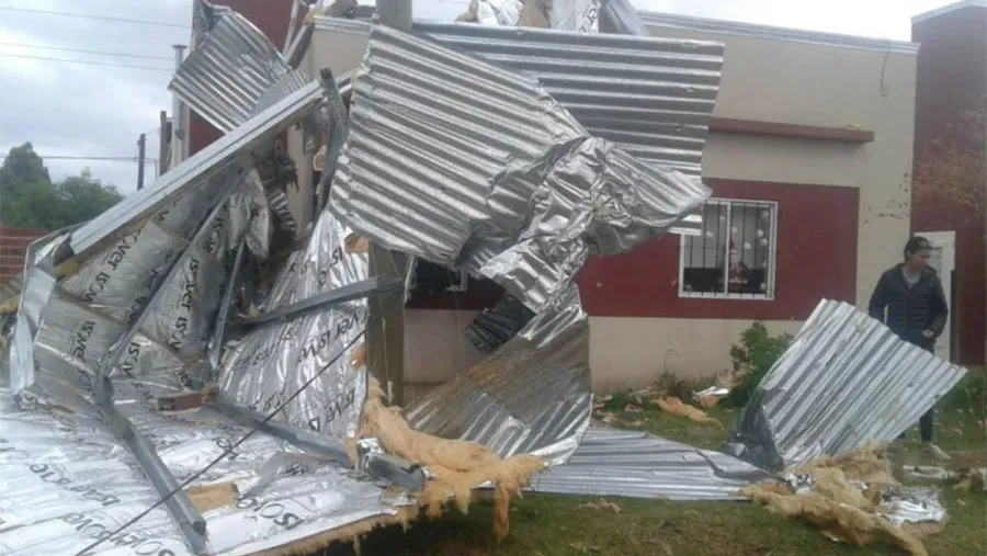 Por la tormenta la Provinicia dispuso un operativo especial entre Defensa Civil y Vialidad (foto El Once).