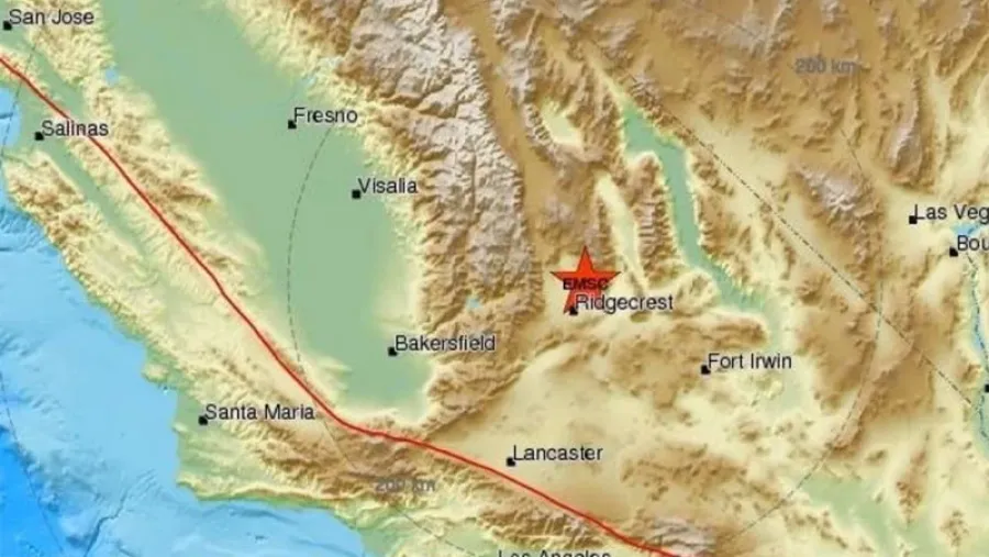 Terremoto en California Terremoto en California