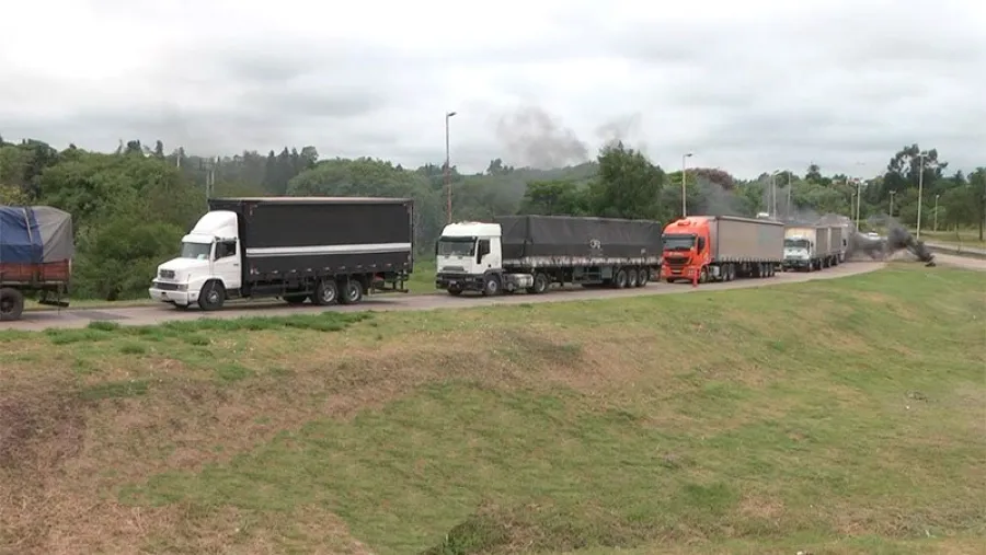 paro de transporte Túnel Subfluvial