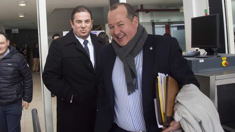 Cristian Treppo y su abogado