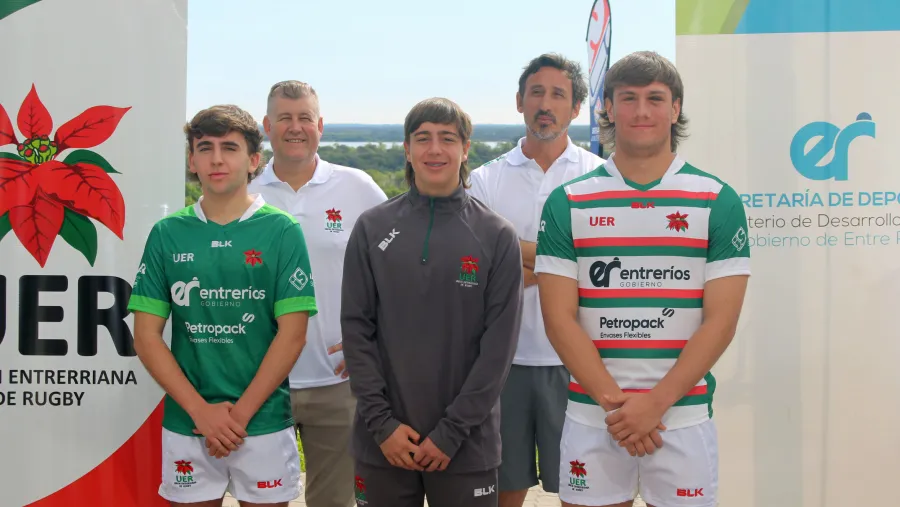 Rugby: el seleccionado entrerriano juvenil presentó su vestimenta para el Argentino Rugby: el seleccionado entrerriano juvenil presentó su vestimenta para el Argentino