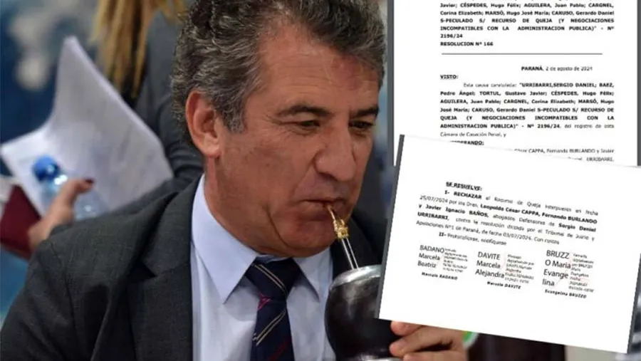 Otro revés para la estrategia judicial del ex gobernador Sergio Daniel Urribarri, quien está condenado por hechos de corrupción. Otro revés para la estrategia judicial del ex gobernador Sergio Daniel Urribarri, quien está condenado por hechos de corrupción.