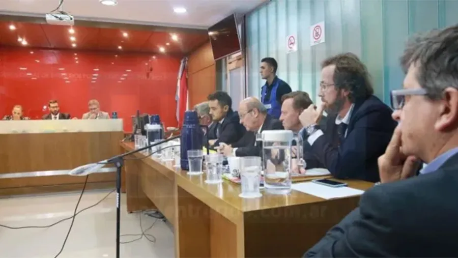 Imagen de archivo de una de las audiencias de la causa “Varisco Sergio-Rolandelli Walter-Picazzo Ángel Emilio”.