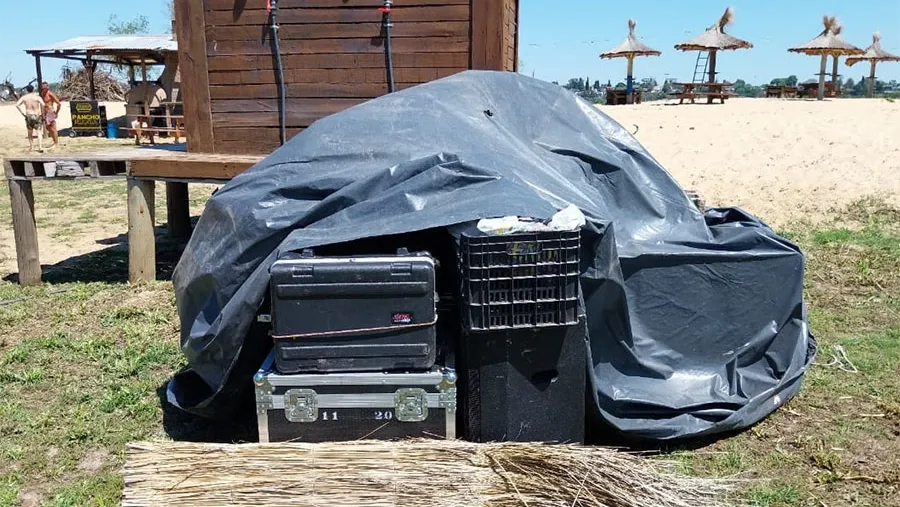 Nuevamente se detectó la intención de realizar mega fiestas en zonas de islas de Victoria. El allanamiento impidió su realización.