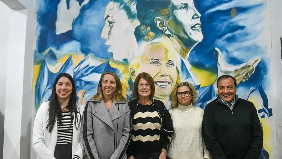 En la sede el peronismo de Victoria se realizó un homenaje a Evita con el título “Evita, en tiempos de injusticia social”.