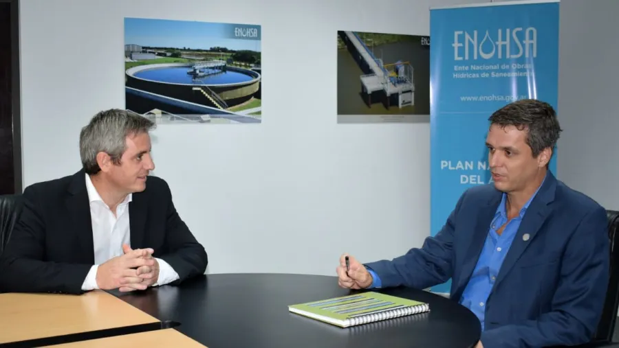 José Luis Walser con Enrique Cresto