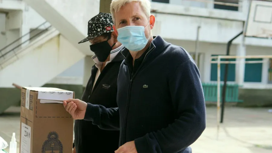 Frigerio votando PASO 2021