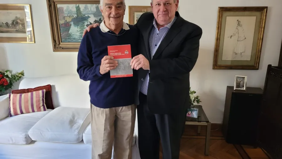 Rogel recibió en Paraná a Hipólito Solari Yrigoyen