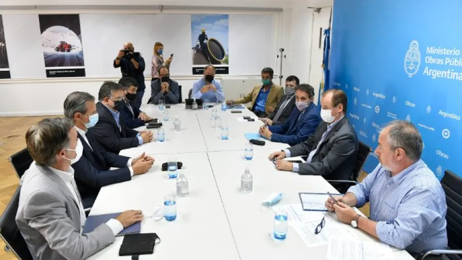 Bordet junto al ministro Katopodis repasó la agenda de obras para la provincia