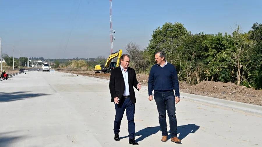 Bordet: “Hay un gran desarrollo de la obra pública en toda la provincia”