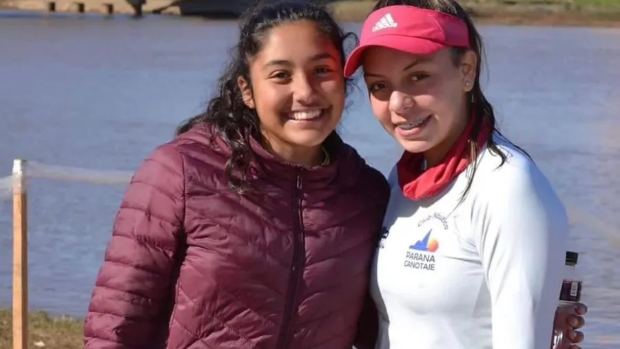 Dos palistas del Club Náutico Paraná, clasificadas al Sudamericano de Velocidad