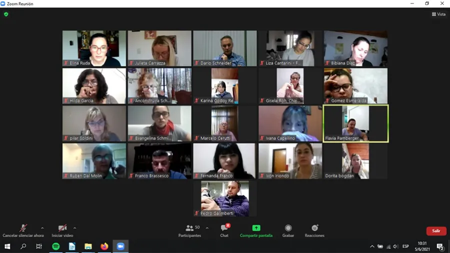 Las exposiciones y las participaciones fueron virtuales.