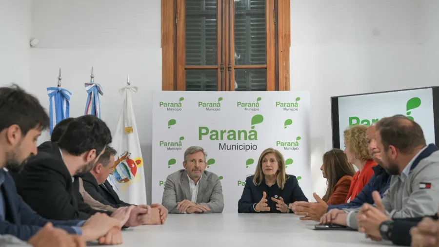 Romero se reunió con el gobernador Rogelio Frigerio.