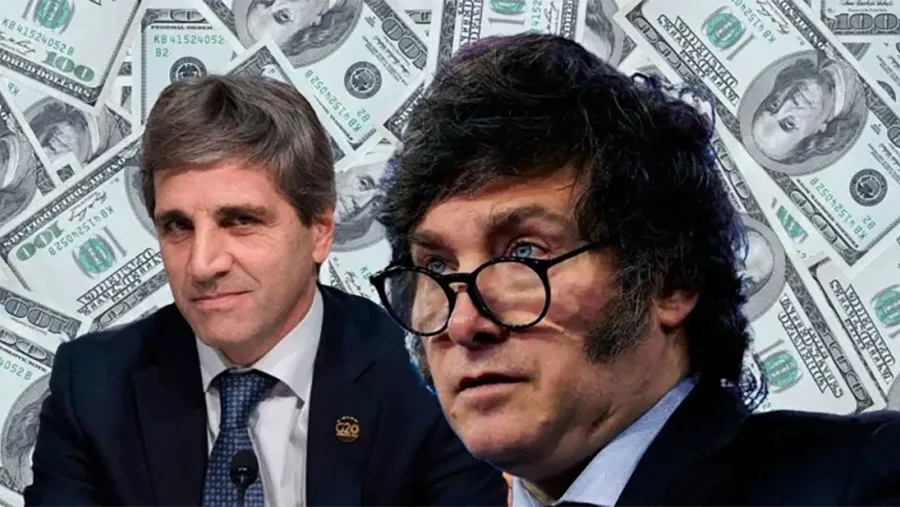 Milei y Caputo, los artífices del plan económico, despotrican contra el Estado; pero se aferran al Estado para contener al dólar.
