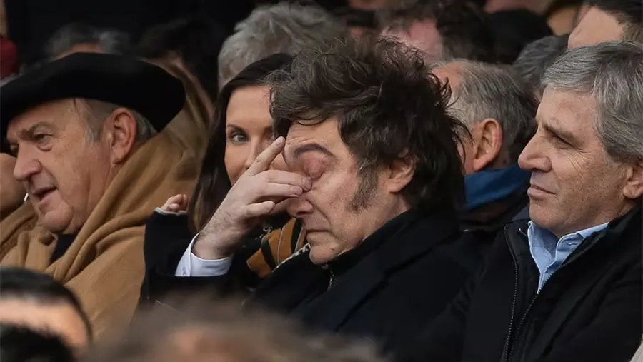 El presidente Javier Milei en La Rural.