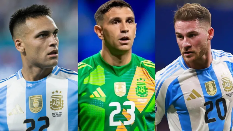 Lautaro, Dibu y Mac Allister