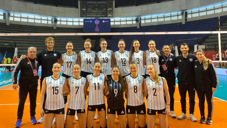 Melany Detzel en el debut del Mundial Sub 21